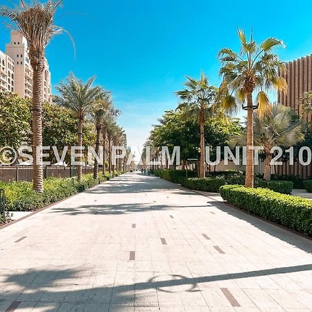 Luxus-Studio Mit Private Beach In Top-Lage, Meerblick & Infinity Pool! Dubai Bagian luar foto