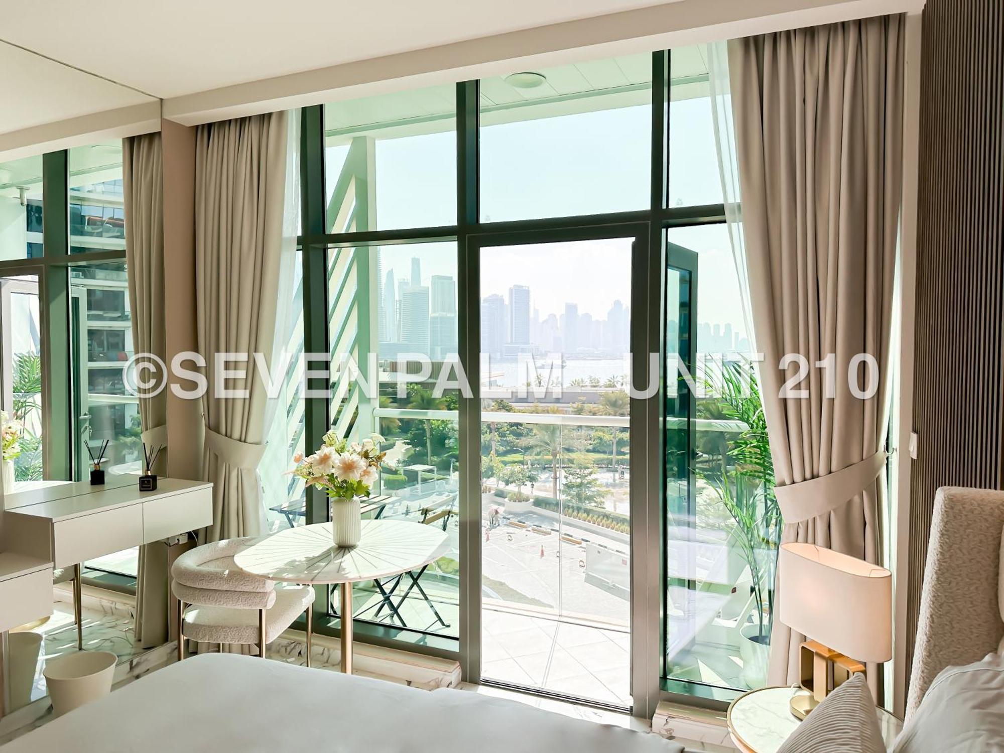 Luxus-Studio Mit Private Beach In Top-Lage, Meerblick & Infinity Pool! Dubai Bagian luar foto