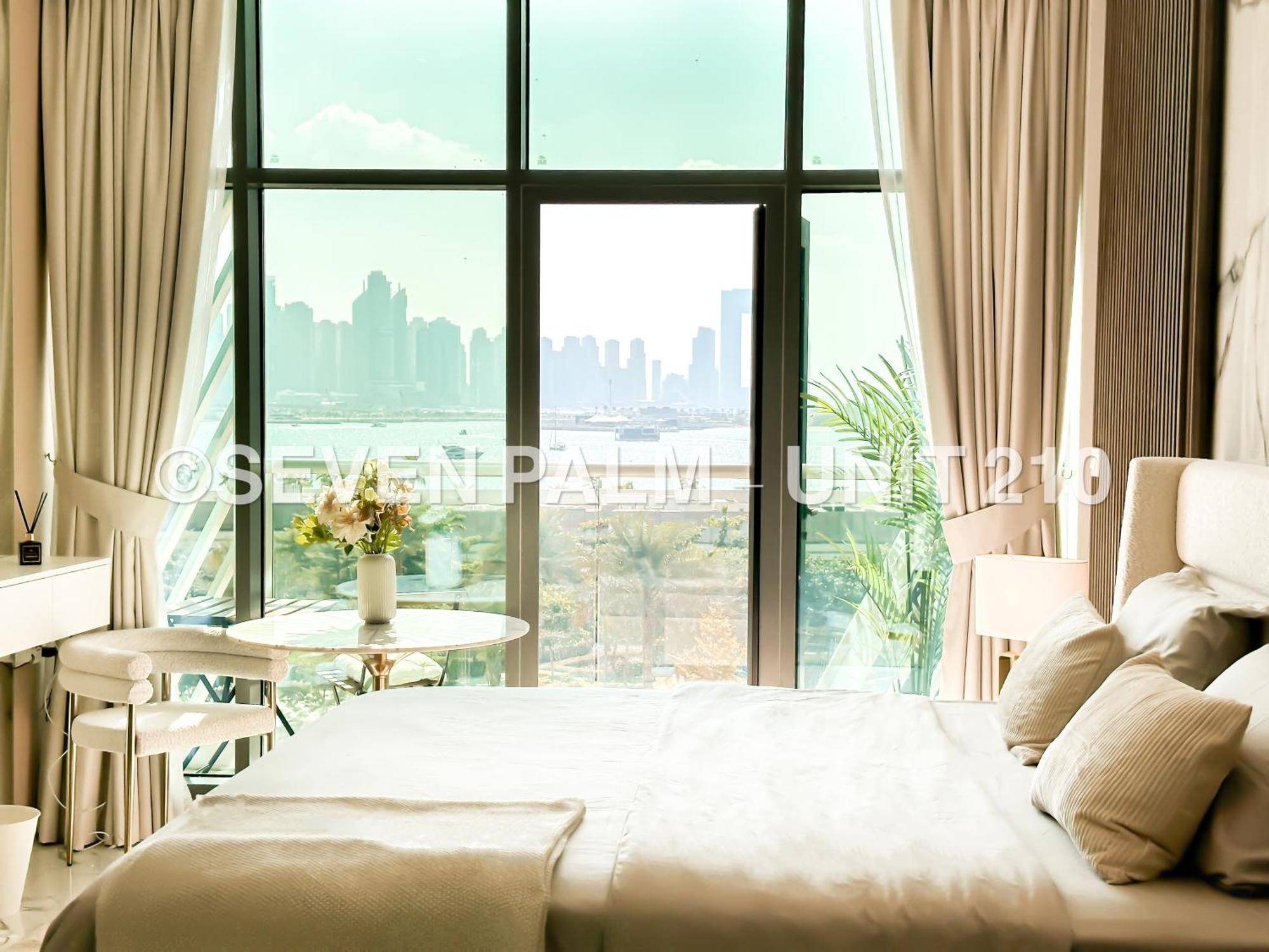 Luxus-Studio Mit Private Beach In Top-Lage, Meerblick & Infinity Pool! Dubai Bagian luar foto