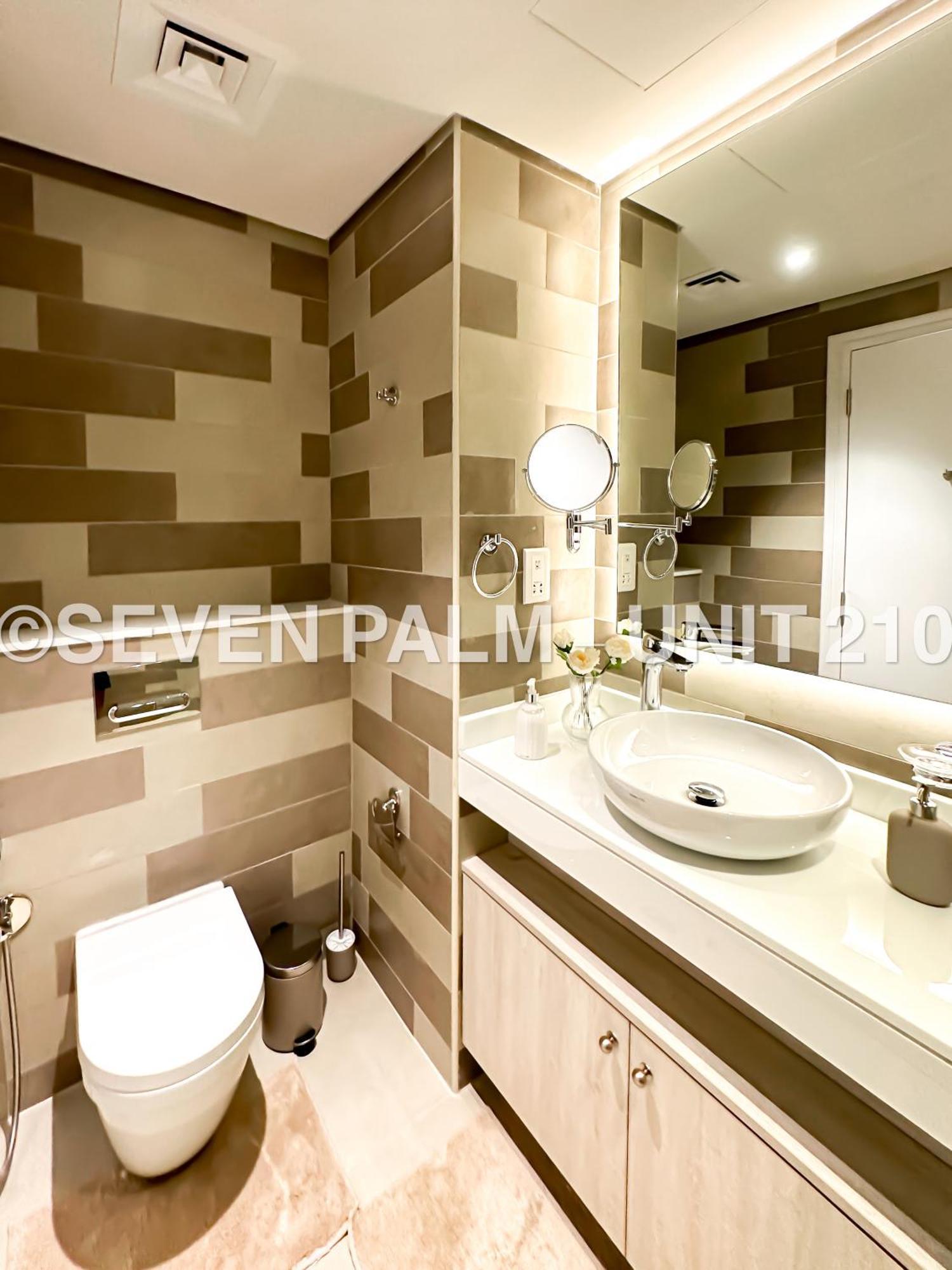 Luxus-Studio Mit Private Beach In Top-Lage, Meerblick & Infinity Pool! Dubai Bagian luar foto