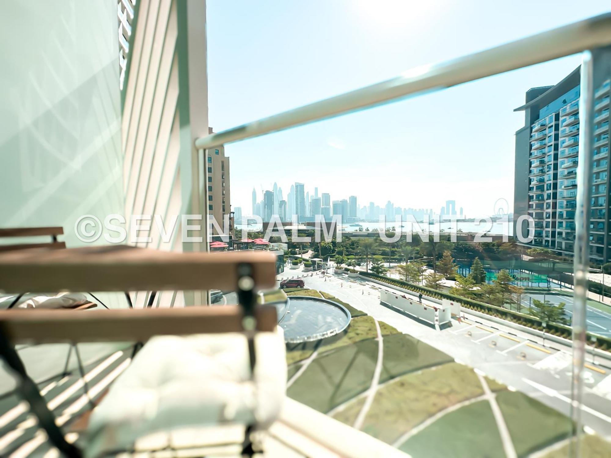 Luxus-Studio Mit Private Beach In Top-Lage, Meerblick & Infinity Pool! Dubai Bagian luar foto